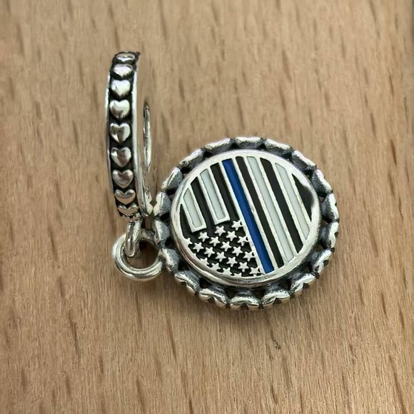 Pandora USA Chicago Map Charm Pendant, S925 Silver Bracelets - Picture 3 of 4